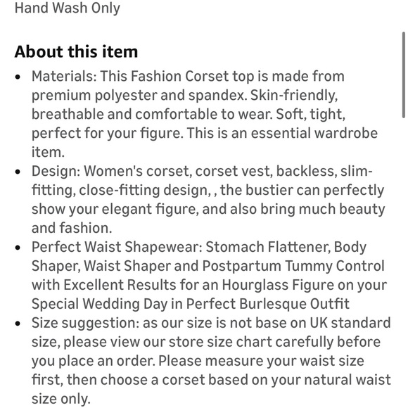 Amazon Corset - Picture 4 of 4